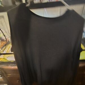 Time and Tru Black Tank Top